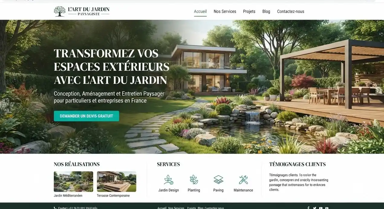 Site paysagiste